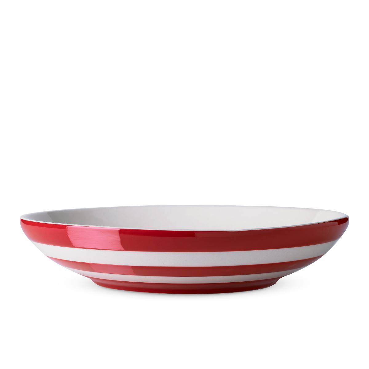 Set of 4 Cornish Red Pasta Bowls Cornishware® Classic British