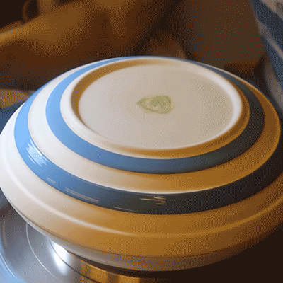 Set of 4 Cornish Blue Pasta Bowls