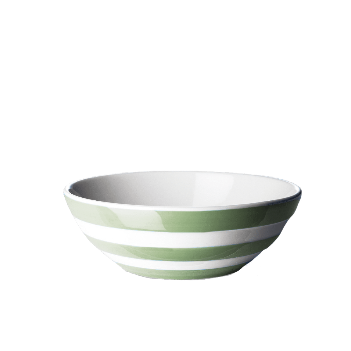 Set of 4 Willow Green Cereal Bowls Cornishware® Classic British