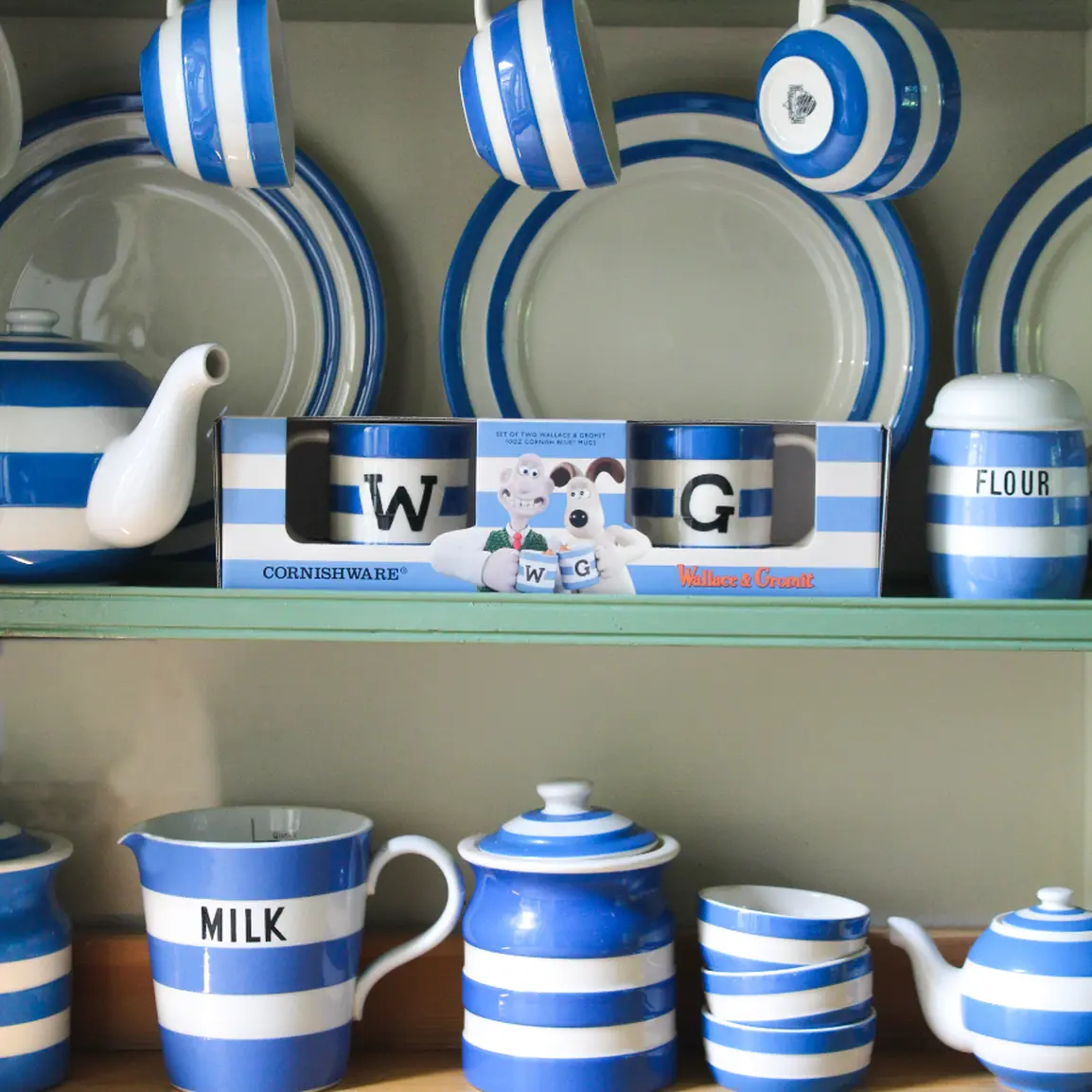 Wallace & Gromit 10oz Mug Set | Cornishware® | Classic British