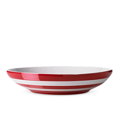 Set of 4 Cornish Red Pasta Bowls Cornishware® Classic British