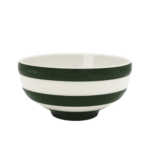 Set of 4 Cornish Adder Green Soup Bowls Cornishware® Classic