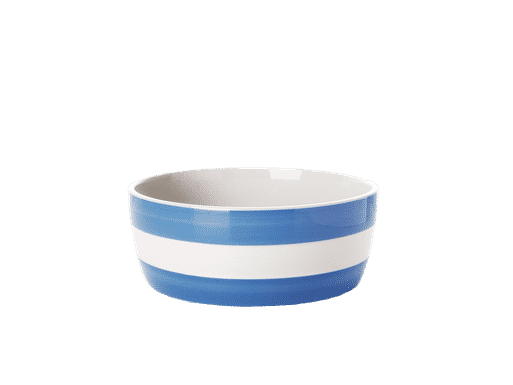 Blue and 2025 white dog bowl