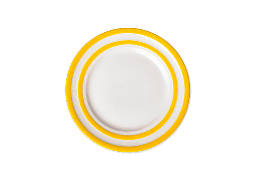 Set of 4 Cornish Yellow Main Plates 28cm